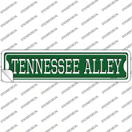 Tennessee Alley Novelty Narrow Sticker Decal