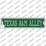 Texas A&M Alley Novelty Narrow Sticker Decal