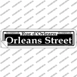 Orleans Street Novelty Narrow Sticker Decal