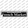 French Market Novelty Narrow Sticker Decal
