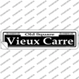 Vieux Carre Novelty Narrow Sticker Decal