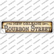 Bourbon Street New Orleans Novelty Narrow Sticker Decal