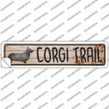 Corgi Trail Novelty Narrow Sticker Decal