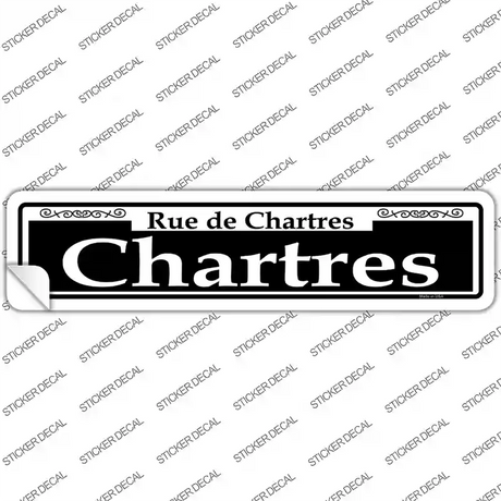 Chartres Novelty Narrow Sticker Decal
