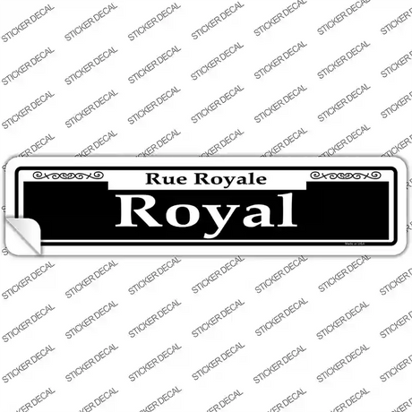 Royal Novelty Narrow Sticker Decal
