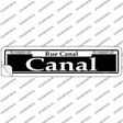Canal Novelty Narrow Sticker Decal
