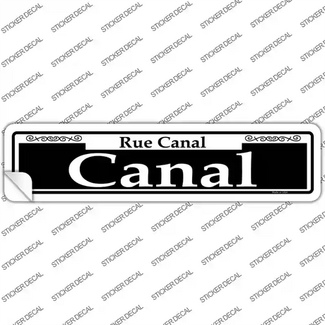Canal Novelty Narrow Sticker Decal