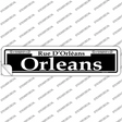 Orleans Novelty Narrow Sticker Decal