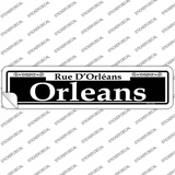 Orleans Novelty Narrow Sticker Decal