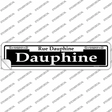 Dauphine Novelty Narrow Sticker Decal
