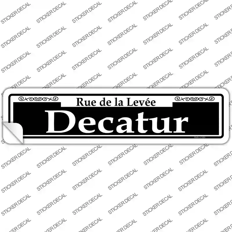 Decatur Novelty Narrow Sticker Decal