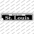 St. Louis Novelty Narrow Sticker Decal