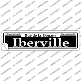 Iberville Novelty Narrow Sticker Decal