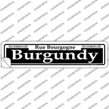 Burgundy Novelty Narrow Sticker Decal