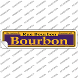 Bourbon Purple Novelty Narrow Sticker Decal