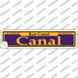 Canal Purple Novelty Narrow Sticker Decal