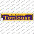 Toulouse Purple Novelty Narrow Sticker Decal