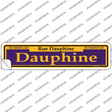 Dauphine Purple Novelty Narrow Sticker Decal