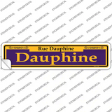 Dauphine Purple Novelty Narrow Sticker Decal