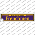 Frenchmen Purple Novelty Narrow Sticker Decal