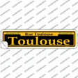 Toulouse Yellow Novelty Narrow Sticker Decal