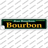 Bourbon Green Novelty Narrow Sticker Decal