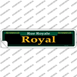 Royal Green Novelty Narrow Sticker Decal