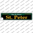 St. Peter Green Novelty Narrow Sticker Decal