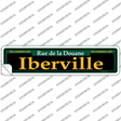 Iberville Green Novelty Narrow Sticker Decal