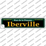 Iberville Green Novelty Narrow Sticker Decal