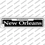 New Orleans Novelty Narrow Sticker Decal