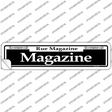 Magazine Novelty Narrow Sticker Decal