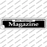 Magazine Novelty Narrow Sticker Decal