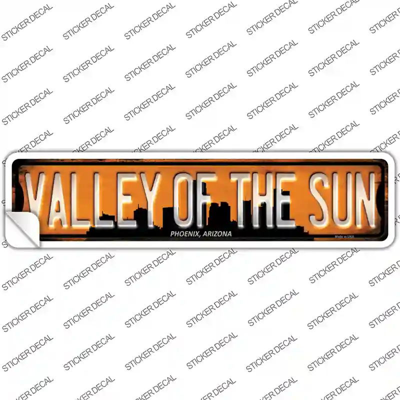 Phoenix Arizona Valley of the Sun Novelty Narrow Sticker Decal
