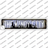 Chicago Illinois The Windy City Novelty Narrow Sticker Decal