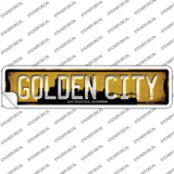 San Francisco California Golden City Novelty Narrow Sticker Decal