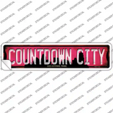 San Antonio Texas Countdown City Novelty Narrow Sticker Decal