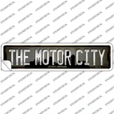 Detroit Michigan The Motor City Novelty Narrow Sticker Decal