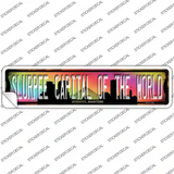 Winnipeg Manitoba Slurpee Capital of the World Novelty Narrow Sticker Decal