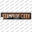 Calgary Alberta Stampede City Novelty Narrow Sticker Decal