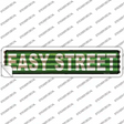 Easy Street Corrugated Novelty Narrow Sticker Decal