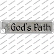 Gods Path Novelty Narrow Sticker Decal