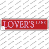 Lovers Lane Novelty Narrow Sticker Decal