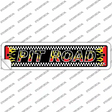 Pit Road Racing Flames Novelty Narrow Sticker Decal