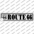 Route 66 Novelty Narrow Sticker Decal