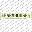 Farmhouse Novelty Narrow Sticker Decal