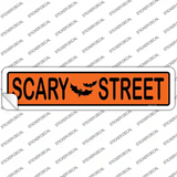 Scary Street Novelty Narrow Sticker Decal