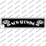 Now Showing Home Theater Novelty Narrow Sticker Decal