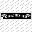 Home Theatre Novelty Narrow Sticker Decal
