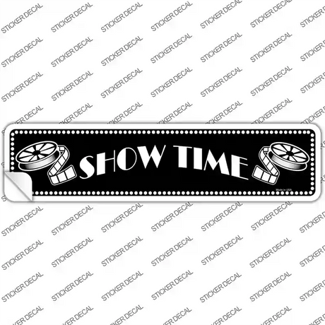 Show Time Home Theater Novelty Narrow Sticker Decal